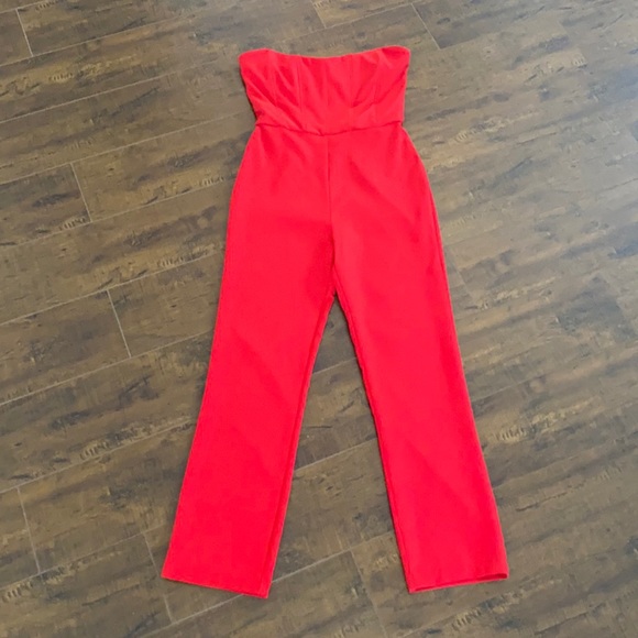 H:ours Red Jumpsuit From Revolve - Picture 1 of 4